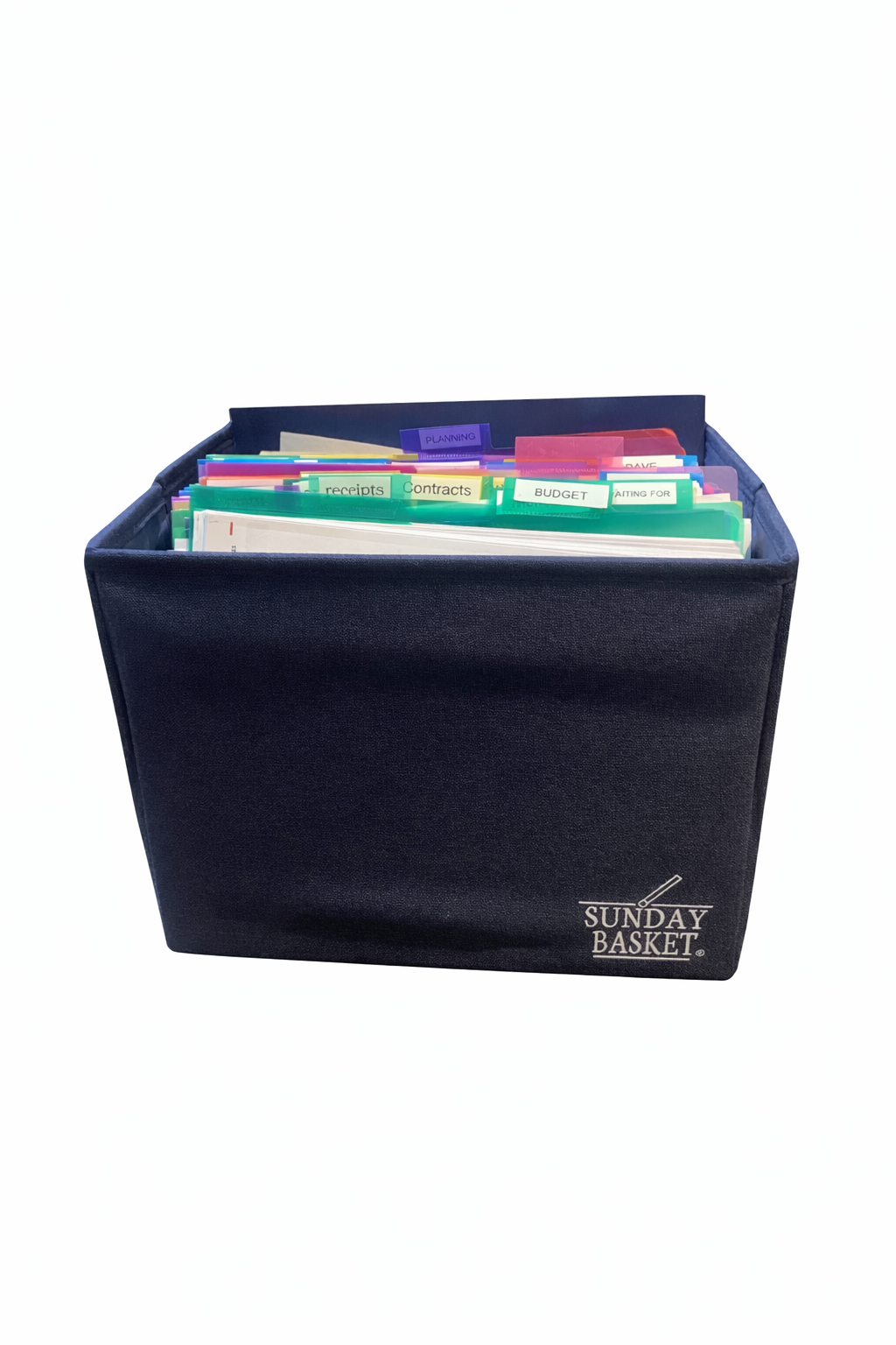 Organize 365's Sunday Basket in Navy